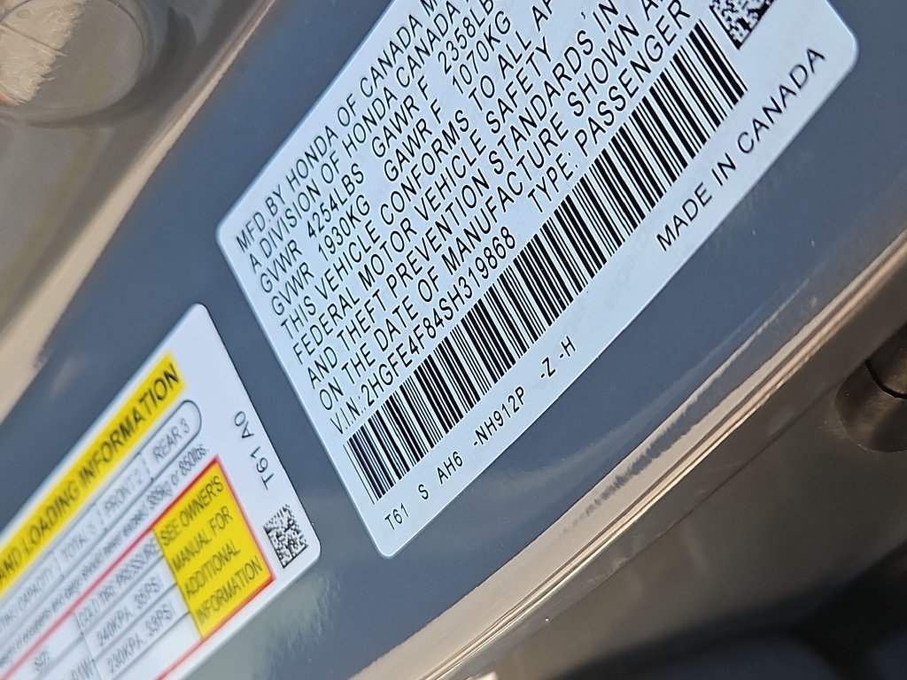 Certified 2025 Honda Civic Sport image 14