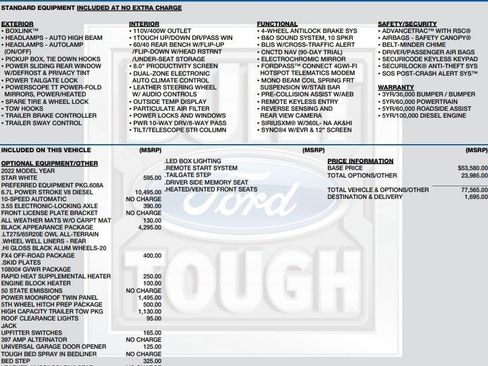 Used 2022 Ford F250 Lariat w/ Black Appearance Package image 2