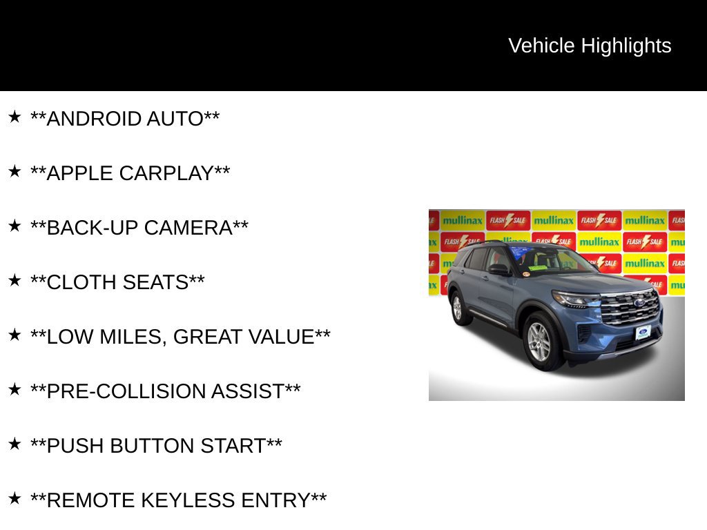 Certified 2025 Ford Explorer Active RWD image 13
