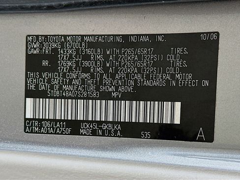 Used 2007 Toyota Sequoia Limited AWD/4WD image 34