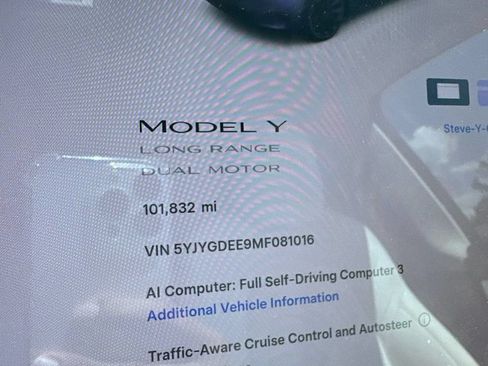 Used 2021 Tesla Model Y Long Range AWD/4WD image 3