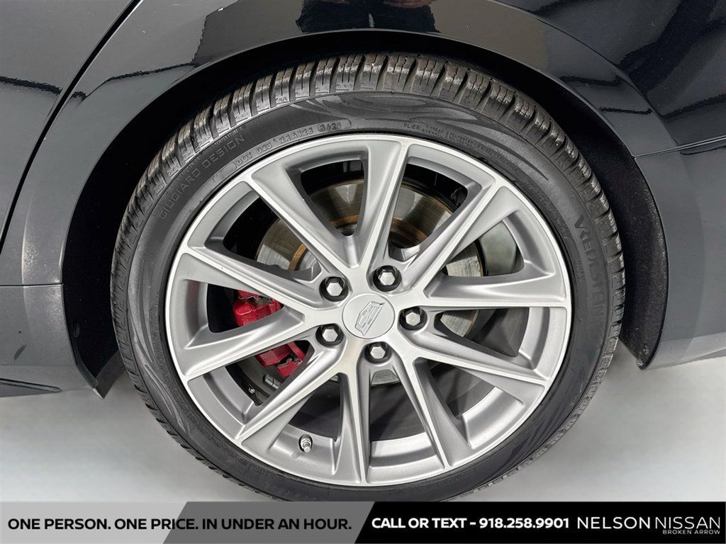 Used 2021 Cadillac CT4 V w/ Technology Package RWD image 32