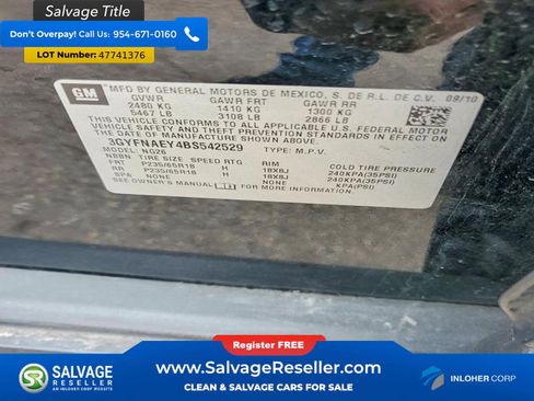 Used 2011 Cadillac SRX Luxury image 17