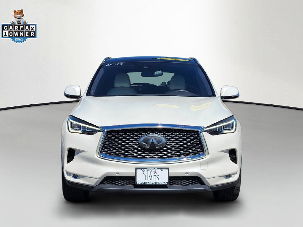 Used 2021 INFINITI QX50 Autograph w/ Premium White Leather Package FWD image 2