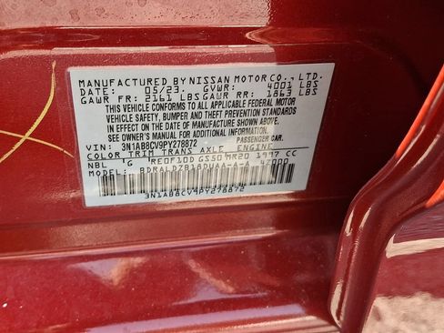 Used 2023 Nissan Sentra SV w/ All-Weather Package FWD image 27