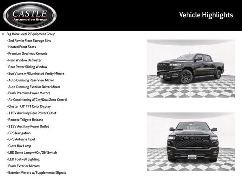 New 2026 RAM 1500 4x4 Crew Cab image 3