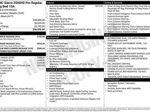 New 2026 GMC Sierra 2500 Pro w/ Convenience Package AWD/4WD image 1