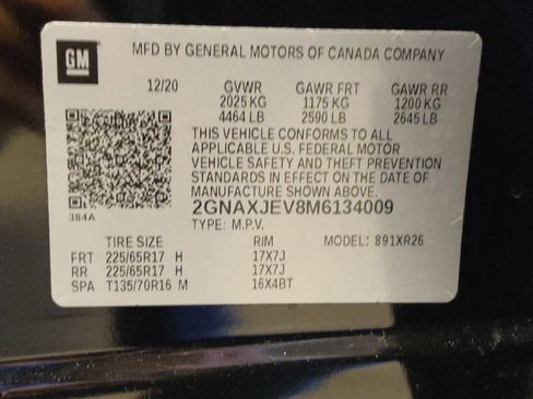 Used 2021 Chevrolet Equinox LT w/ LPO, Floor Liner Package image 33