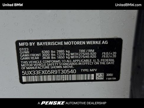 Used 2024 BMW X6 xDrive40i w/ Parking Assistance Package image 15