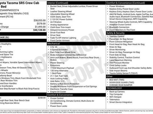 Used 2023 Toyota Tacoma SR5 image 11