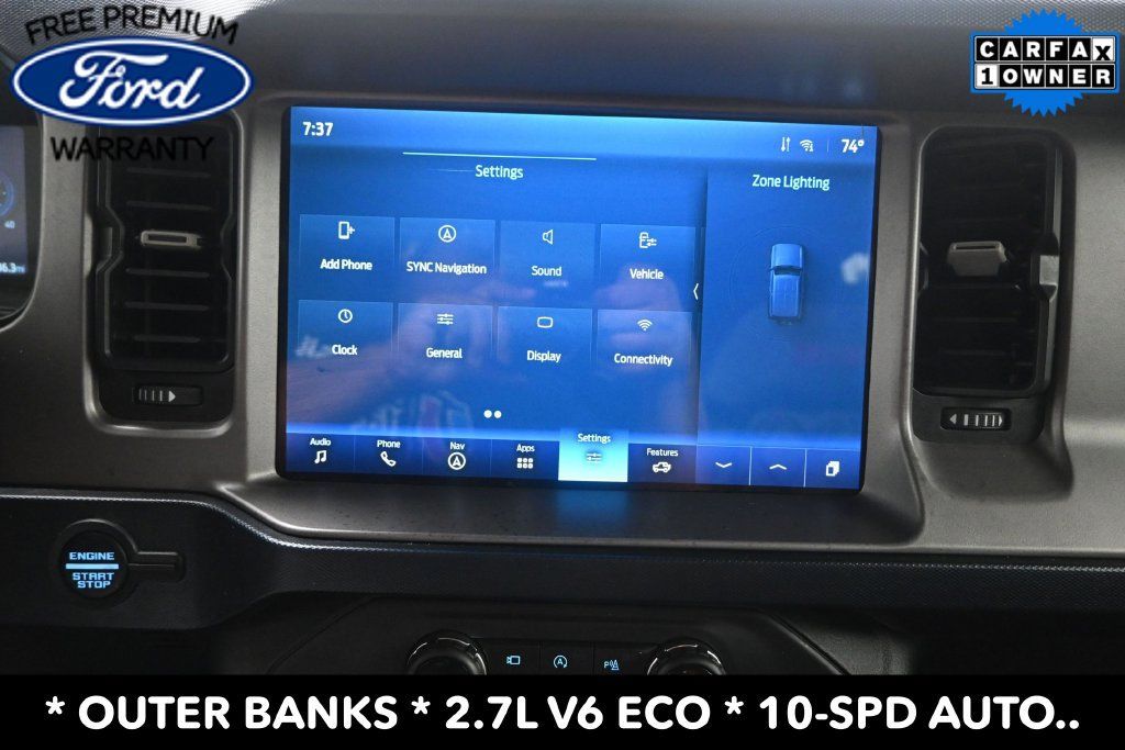 Used 2022 Ford Bronco Outer Banks AWD/4WD image 16
