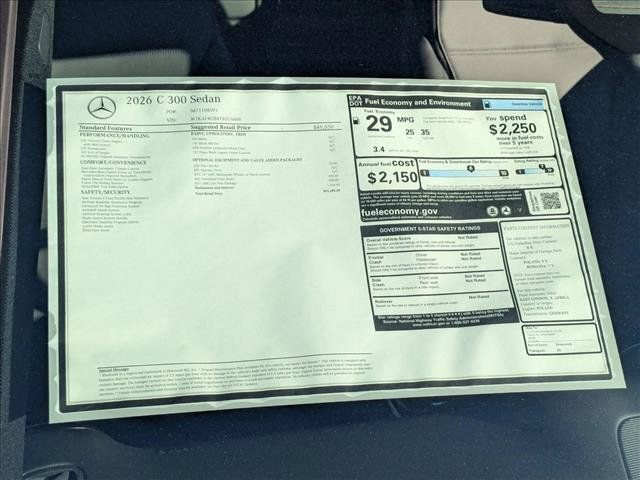 Used 2026 Mercedes-Benz C 300 Sedan image 16