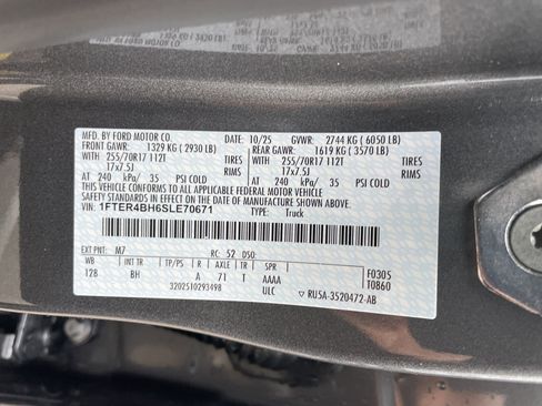 New 2025 Ford Ranger XL image 7