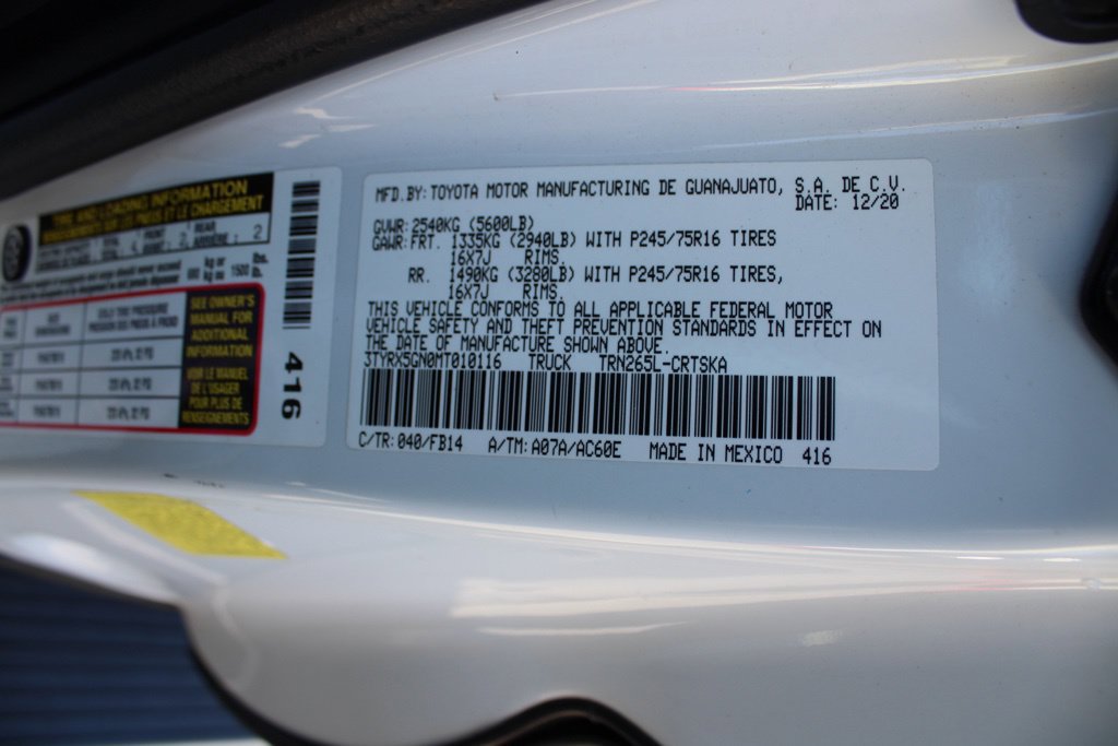 Used 2021 Toyota Tacoma SR w/ SR Convenience Package RWD image 22