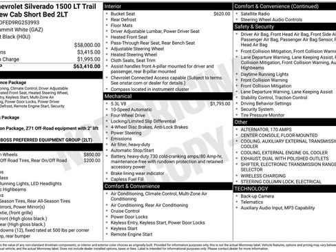Used 2024 Chevrolet Silverado 1500 LT Trail Boss AWD/4WD image 9
