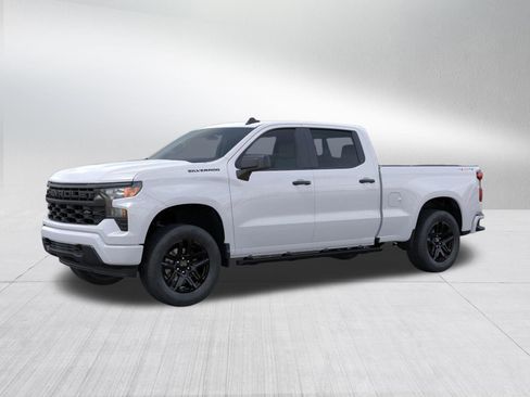 New 2026 Chevrolet Silverado 1500 Custom w/ LPO, Dark Essentials Package AWD/4WD image 2