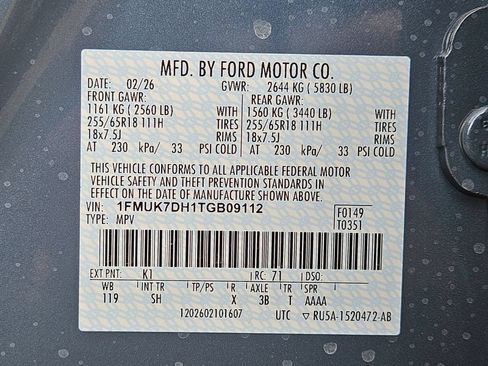 New 2026 Ford Explorer Active w/ Active Comfort Package RWD image 30