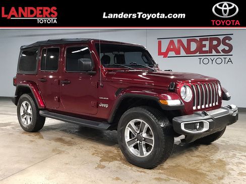 Used 2021 Jeep Wrangler Unlimited Sahara w/ Cold Weather Group image 1