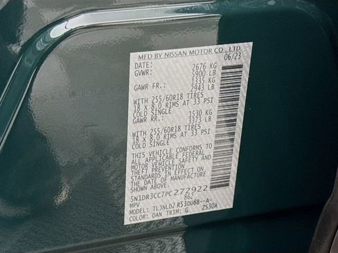 Certified 2023 Nissan Pathfinder SL w/ Lighting Package (N92) image 34