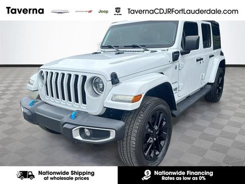Certified 2023 Jeep Wrangler Unlimited Sahara w/ Cold Weather Group AWD/4WD image 1