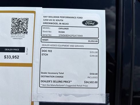 Certified 2023 Ford Explorer XLT w/ Equipment Group 202A AWD/4WD image 3