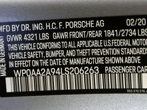 Used 2020 Porsche 911 Carrera image 55