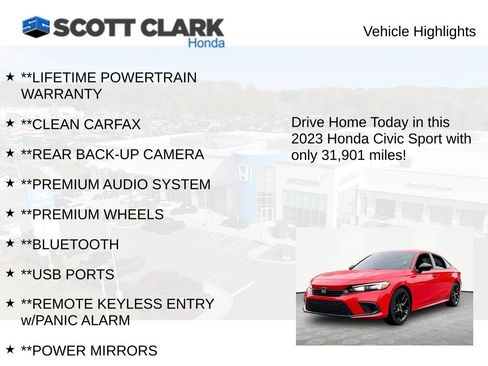 Used 2023 Honda Civic Sport image 11