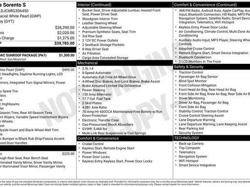Used 2024 Kia Sorento S w/ Panoramic Sunroof Package image 27