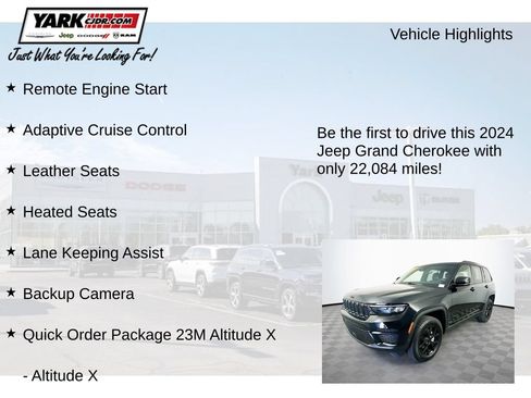 Certified 2024 Jeep Grand Cherokee Altitude AWD/4WD image 13
