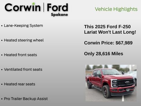 Used 2025 Ford F250 Lariat w/ Lariat Ultimate Package AWD/4WD image 31