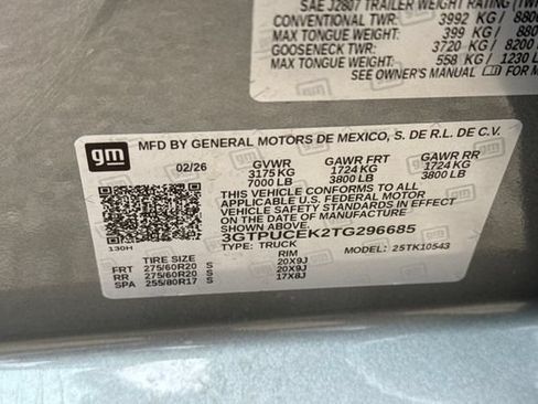 New 2026 GMC Sierra 1500 Elevation w/ Elevation Select Package AWD/4WD image 33