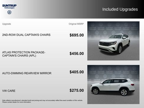 Used 2023 Volkswagen Atlas SE AWD/4WD image 2