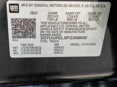 Used 2023 GMC Sierra 1500 AT4X AWD/4WD image 43
