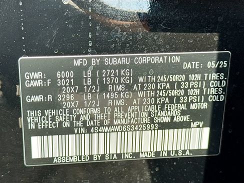 Used 2025 Subaru Ascent Bronze Edition AWD/4WD image 43
