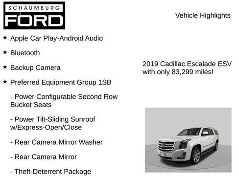 Used 2019 Cadillac Escalade ESV Luxury AWD/4WD image 7