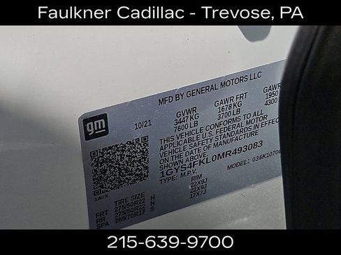 Used 2021 Cadillac Escalade Sport w/ Driver Assist Tech Package AWD/4WD image 28