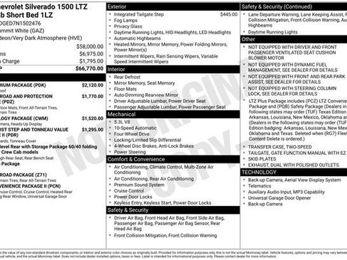 Used 2022 Chevrolet Silverado 1500 LTZ w/ LTZ Premium Package AWD/4WD image 15