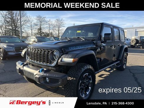 Used 2024 Jeep Wrangler Unlimited Rubicon 4xe AWD/4WD image 1