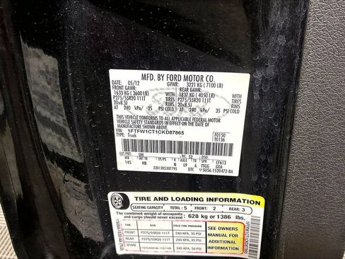 Used 2012 Ford F150 Lariat w/ Lariat Chrome Pkg RWD image 26