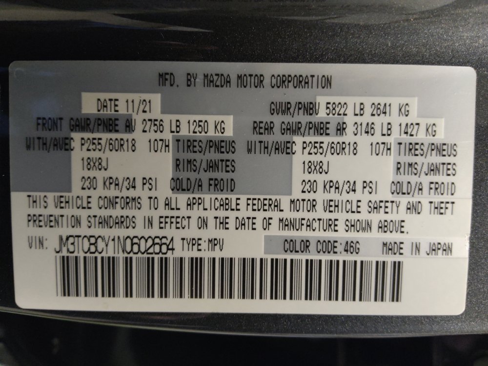 Used 2022 MAZDA CX-9 Touring AWD/4WD image 33