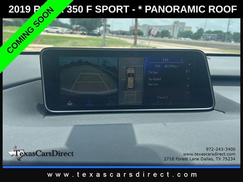 Used 2019 Lexus RX 350 F Sport w/ Navigation Package AWD/4WD image 8