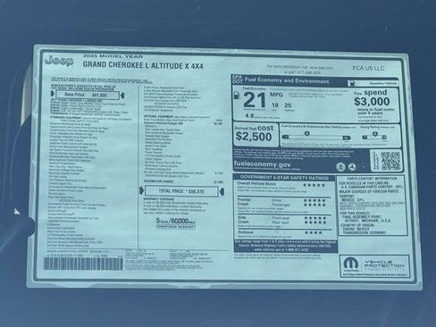 New 2025 Jeep Grand Cherokee L Altitude image 32