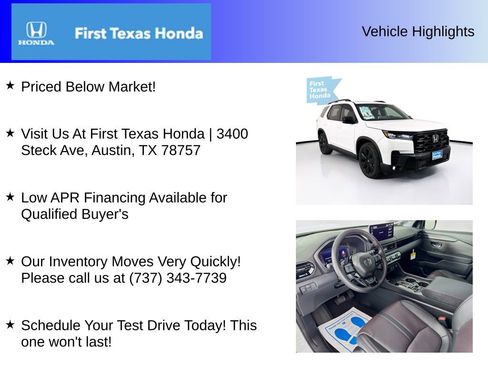 New 2026 Honda Pilot Black Edition image 5