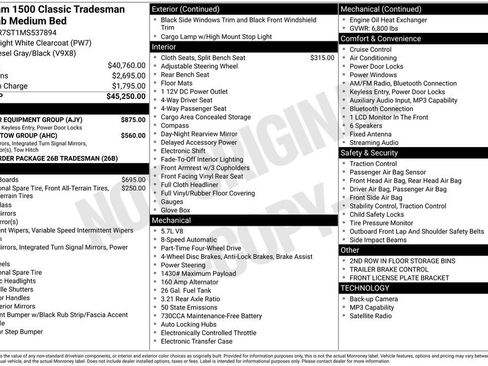 Used 2021 RAM 1500 Tradesman w/ Popular Equipment Group image 2