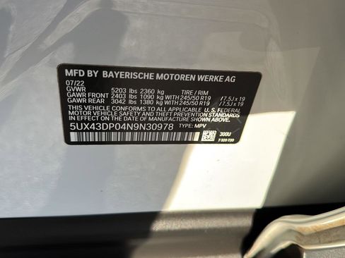 Used 2022 BMW X3 sDrive30i w/ Convenience Package image 36