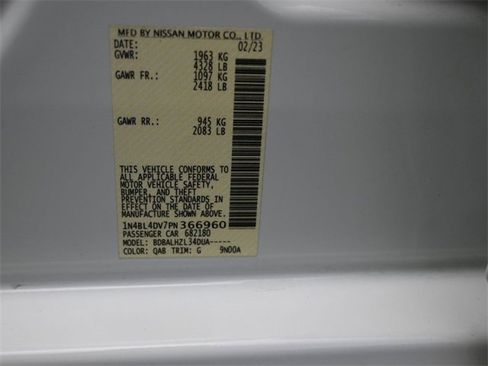 Certified 2023 Nissan Altima 2.5 SV image 20