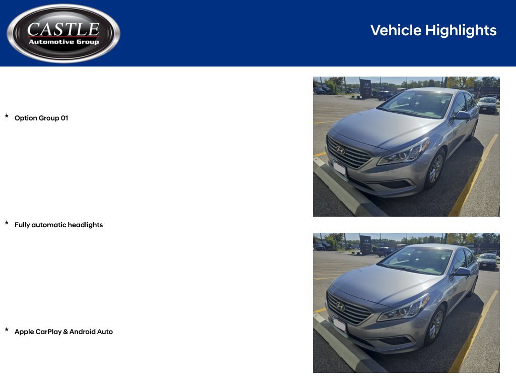 Used 2017 Hyundai Sonata SE w/ Cargo Package FWD image 3