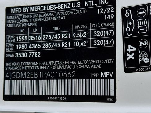 Certified 2023 Mercedes-Benz EQS 450+ 4MATIC SUV image 25