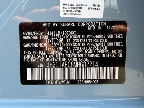 Used 2021 Subaru Crosstrek 2.0i Premium w/ Moonroof Package AWD/4WD image 25