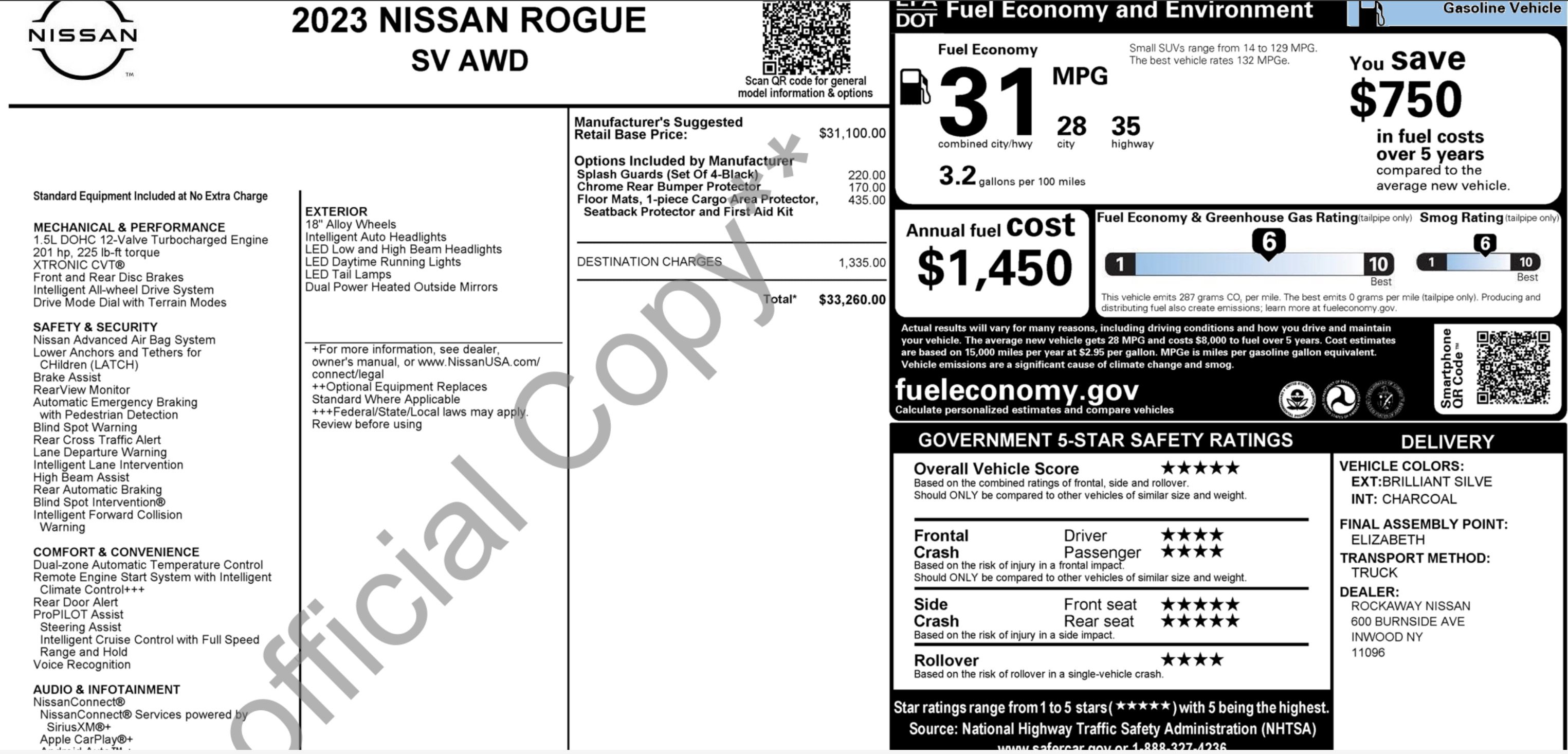 Used 2023 Nissan Rogue SV AWD/4WD image 6